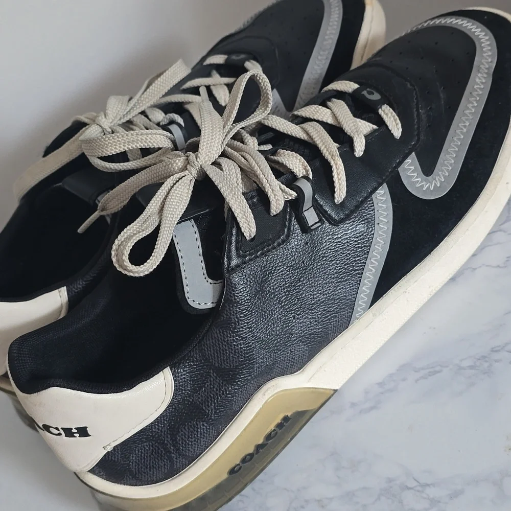 Coach 1941 Black Citysole Signature Court Sneakers - Picture 7 of 11